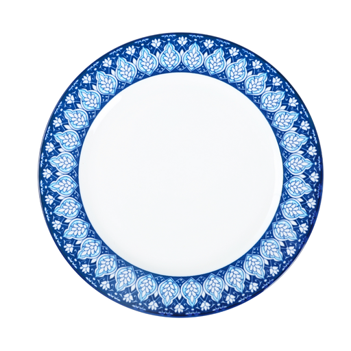 [D03-138] طبق مسطح تشي بروسيا مقاس 12 بوصة / 30 سم بتصميم فسيفساء