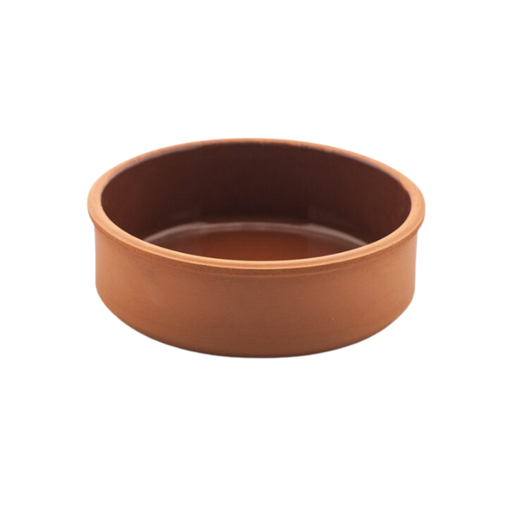 [VP-013] Che Brucia Clay Iznik Round Oven Bowl 19 x 6 cm / 1 Liter Inner Glazed