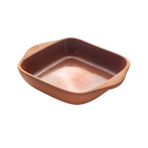 [VP-026-U2] Che Brucia Clay Baku Square Oven Tray 30 x 30 x 7.5 cm Inner Glazed