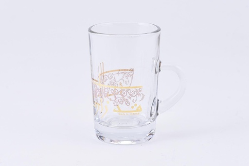 [D-42802] طقم أكواب زجاجية مكون من 6 قطع بمقبض