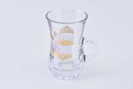 [D-42930] 6pcs glass tumbler set W handle / 42930