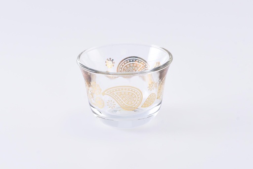 [D-43353] 6pcs glass cawa cup / 43353