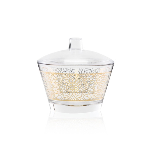 [D-43399] طقم كوب سكر وغطاء مكون من قطعتين