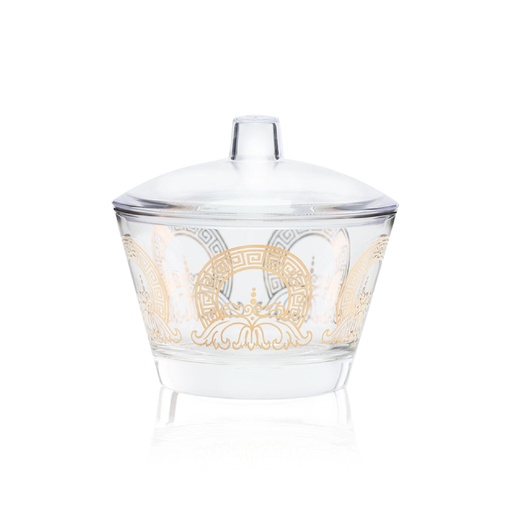 [D-43480] 6+sugar glass and cover 2pcs athena / 43480