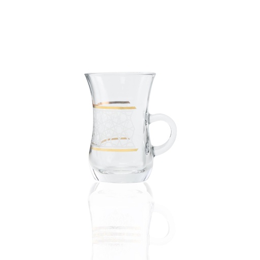 [D-43579] 6 قطع من أكواب الشاي بمقبض