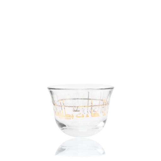 [D-46783] 6pcs glass cawa cup / 46783