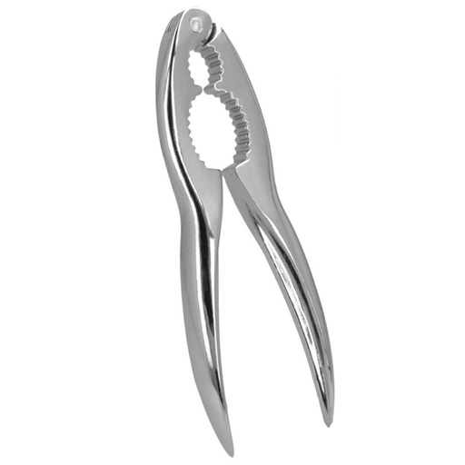 [MXC-024] Metaltex Steel Chrome Plated Nut Cracker-Silver 6" / 250600