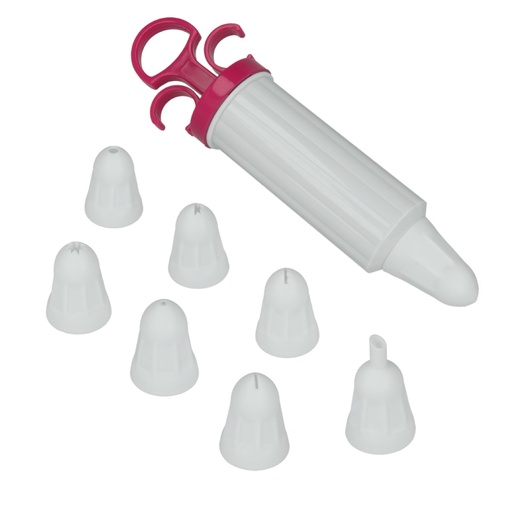 [MXC-034] Metaltex Plastic Decorating Set of with 8 Nozzles 6" / 252450
