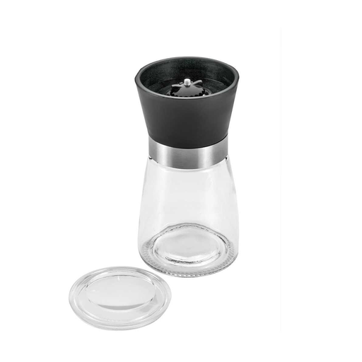 [MXC-091] Metaltex Glass Salt and Pepper Mills Picante Black / 185626