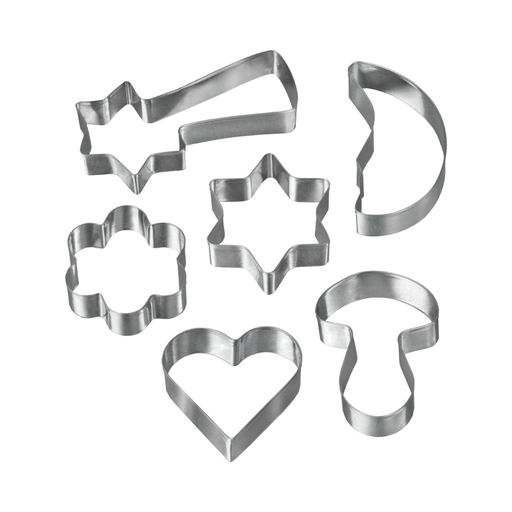 [MXC-106] Metaltex Steel Set of 6 Cookie Cutter / 252350