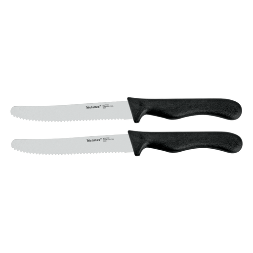 [MXC-148] Metaltex Steel Set of 2 Basic Table Knives 22 cm / 258132