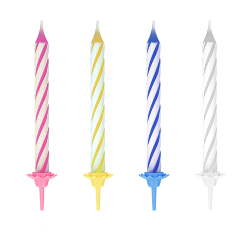 [MXC-155] Metaltex Silicone Set of 24 Anniversary Candles Dia 5 mm / 259000