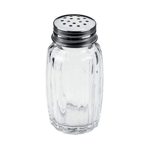 [MXC-156] Metaltex Glass Salino Salt & Pepper Shakers 50 ml Silver / 242903