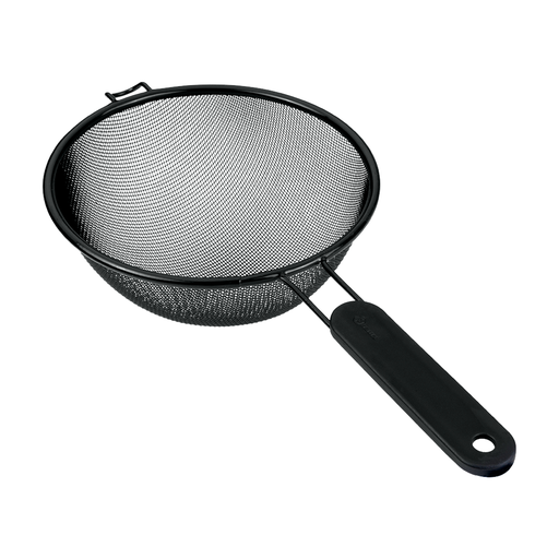 [MXI-015] Metaltex Stainless Steel No-Stick Strain Plastic Handle 20 cm Black / 112520