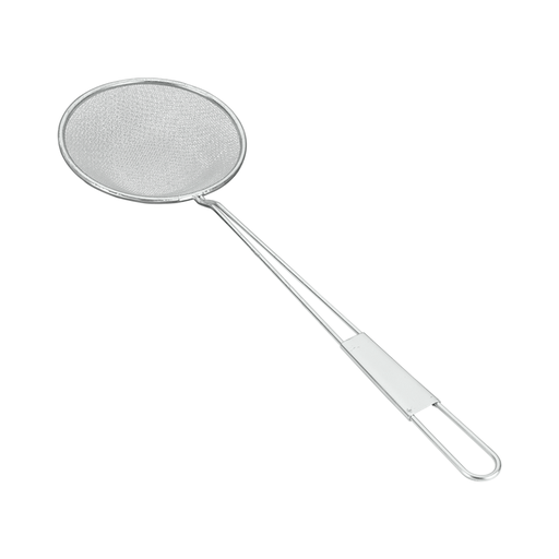 [MXI-059] Metaltex Stainless Steel Tinned Double Mesh Skimmer 20 cm Silver / 603820
