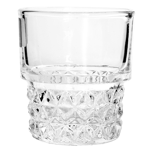 [04-451] City Glass 6 Piece Maiorca Coffee 100 ml