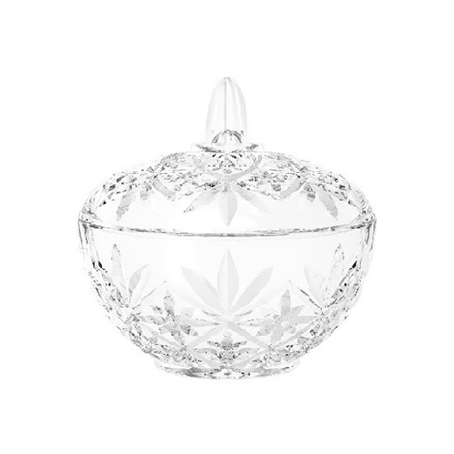 [04-480] City Glass Vivian Sugar Glass Bowl 12 cm
