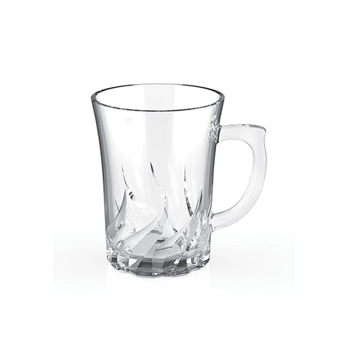 [04-491] City Glass 6 Piece Costa Tea Mug 170 ml