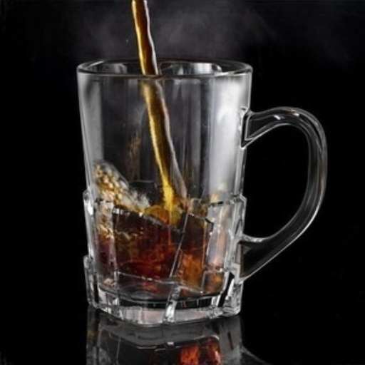 [04-600] City Glass 6 Pcs Texas Tea Mug 200 ml / 3M300244