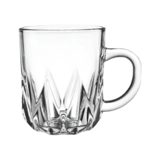 [LX-051] LX 6 Pieces Glass Tea Cup 190 ml Set / LXZB04