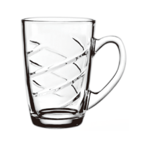 [LX-052] LX Glass Tea Cup 215 ml / LXZB44-3
