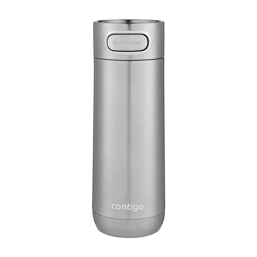 [CT-007] Contigo Silver Autoseal Luxe Vacuum Insulated Stainless Steel Travel Mug 470 ml / 2115522