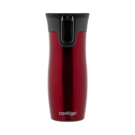 [CT-025] Contigo Red Autoseal West Loop Vacuum Insulated Stainless Steel Travel Mug 470 ml / 2095849