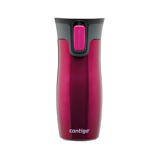 [CT-026] Contigo Raspberry Autoseal West Loop Vacuum Insulated Stainless Steel Travel Mug 470 ml / 2095831