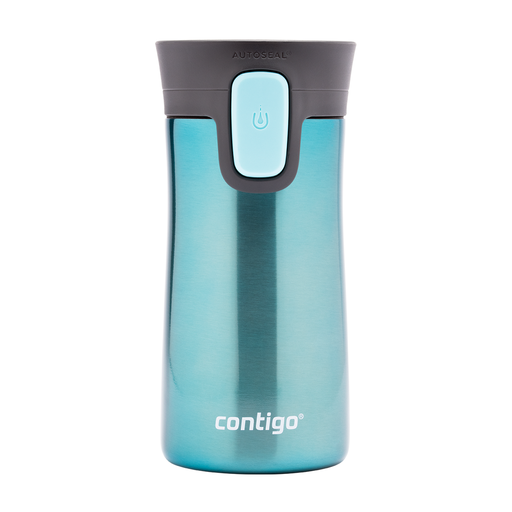 [CT-038] Contigo Tantalizing Blue Autoseal Pinnacle Vacuum Insulated Stainless Steel Travel Mug 300 ml / 2095408