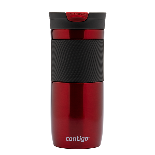 [CT-050] Contigo Red Snapseal Byron Vacuum Insulated Stainless Steel Travel Mug 470 ml / 2095632
