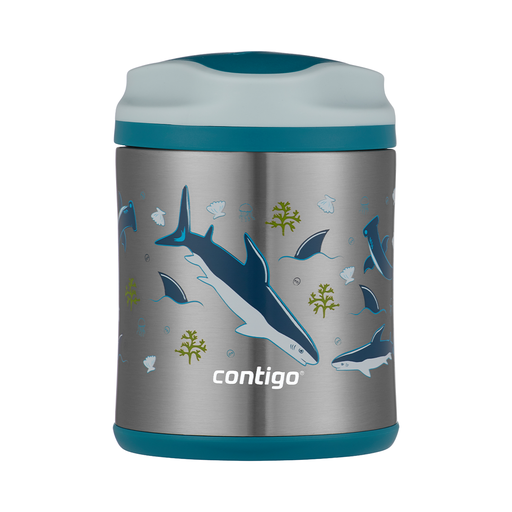 [CT-123] Contigo Sharks Kids Stainless Steel Food Jar 300 ml / 2136765