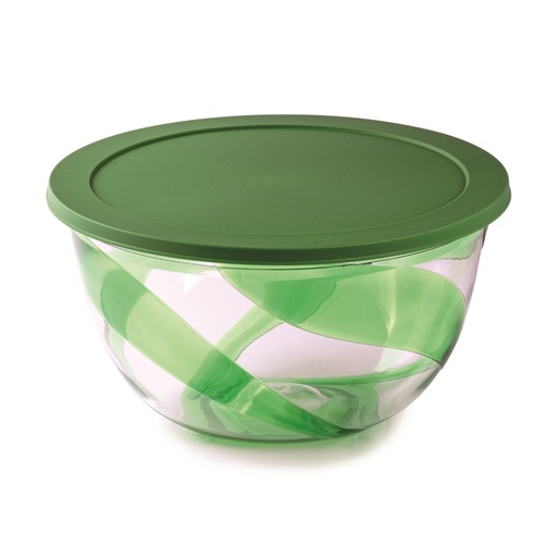 [SN-074] Snips Salad Bowl 5 Liter with Lid Green / 000873