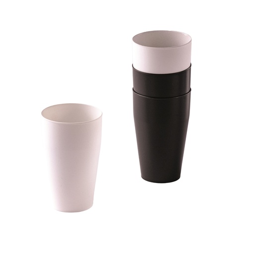 [SN-102] قصاصات 4 قطع أكواب سوداء وبيضاء 500 مل