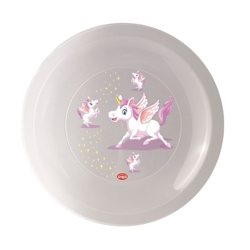 [SN-152] Snips Flat Plate 23.5 cm Unicorn Design / 010074