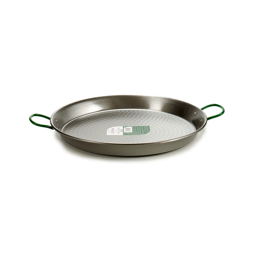 [AR-022] La Dehesa Polished Steel Paella Pan 42 cm Silver