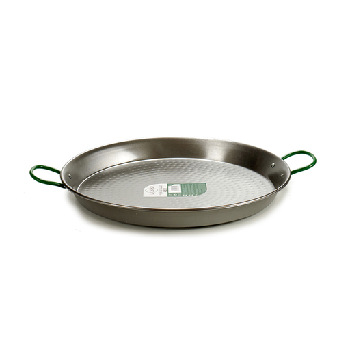 [AR-023] La Dehesa Polished Steel Paella Pan 46 cm Silver