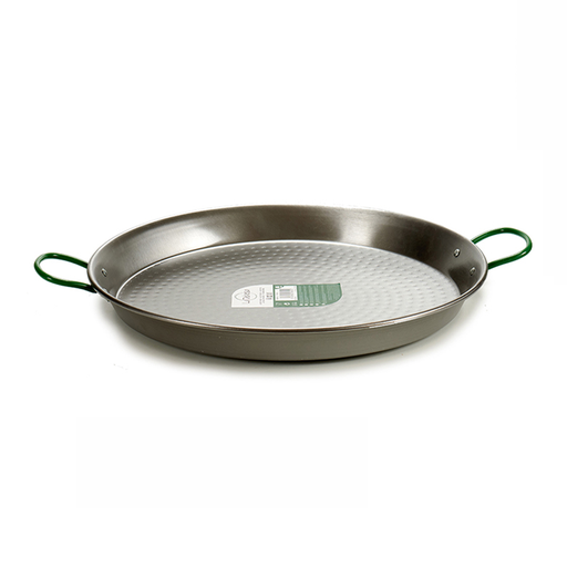 [AR-024] La Dehesa Polished Steel Paella Pan 50 cm Silver