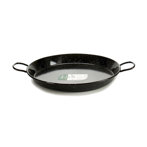 [AR-031] La Dehesa Enameled Steel Paella Pan 42 cm Black