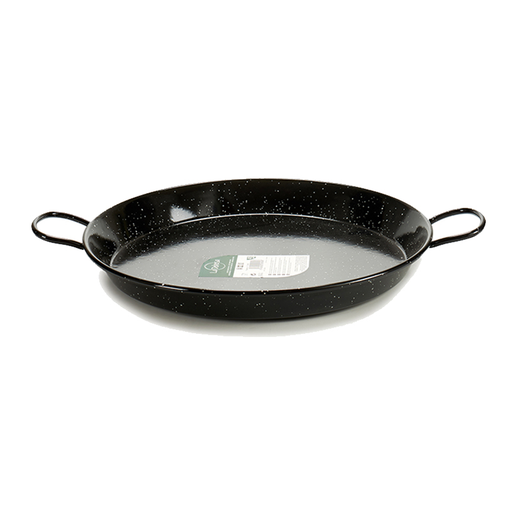 [AR-034] La Dehesa Enameled Steel Paella Pan 55 cm Black