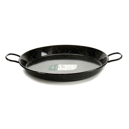 [AR-035] La Dehesa Enameled Steel Paella Pan 60 cm Black