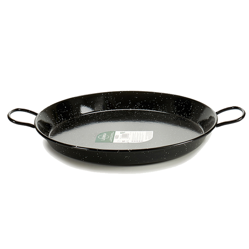 [AR-036] La Dehesa Enameled Steel Paella Pan 70 cm Black
