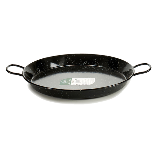 [AR-037] La Dehesa Enameled Steel Paella Pan 80 cm Black