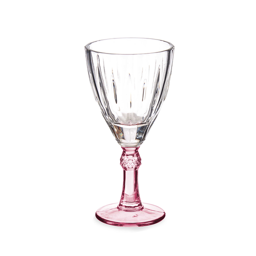 [AR-050] Vivalto 6 Pieces Glass Wine Cup Pink Color 275 ml Set / 78066