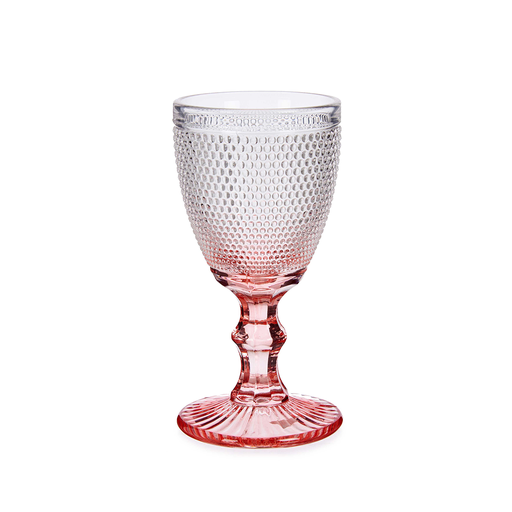 [AR-055] طقم أكواب ماء فيفالتو 6 قطع وردية اللون 240 مل