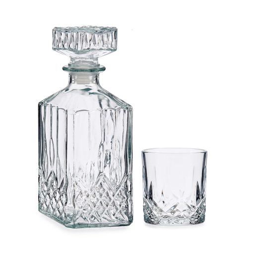 [AR-058] Vivalto 4 Pieces Liquor Bottle & Glass Set 300 ml / 79919