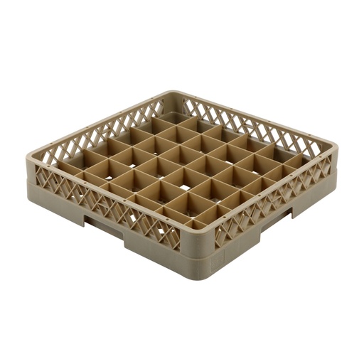 [13-025] Jiwins Plastic 36-compartment Glass Rack Beige / JW-36