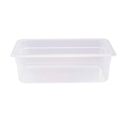 [13-1155] Jiwins Plastic 1/3 White Container 150 mm / JW-P136P