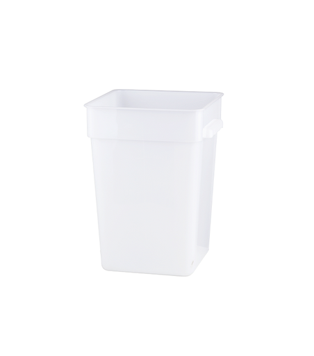 [13-1181] Jiwins Plastic Food Storage Container 22 Liter White / P-066P