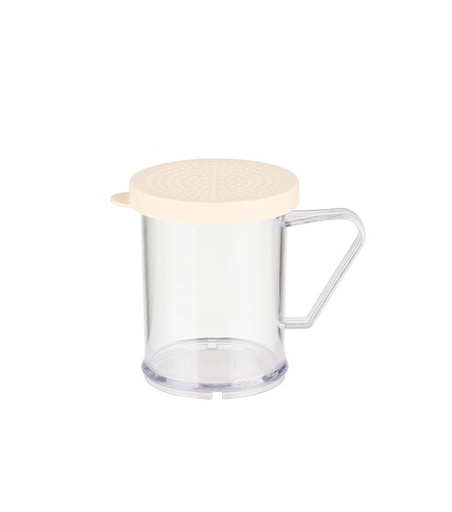 [13-1196] Jiwins Plastic Shakers Complete with Salt & Pepper Lid Beige / JW-SK280D