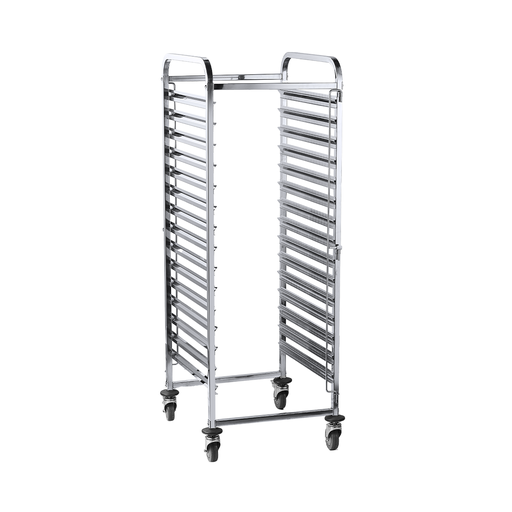 [13-1308] Jiwins 32 Pieces European pans 16-tier Trolley / JW-EUSK32